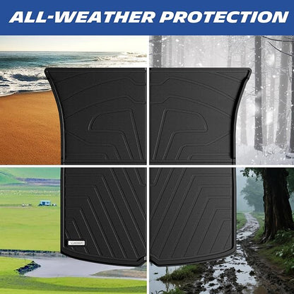 Michelin Vehicle Mat, All-Weather TPE Custom Fit Liner for Tesla Model Y 5 Seat Trunk Mat 2025-2027 (1 Piece), Elite