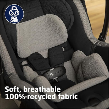 Maxi-Cosi Peri 180 Rotating Infant Car Seat, Baby Car Seat Rotating Carseat, Onyx Heritage