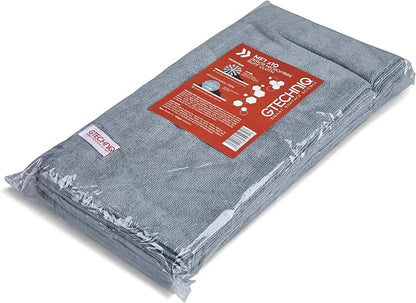 Gtechniq MF1 ZeroR Microfiber Cloth for Cars (10 Pack) | Soft Car Cleaning Cloth with Ultra Split Fibers, Machine Washable