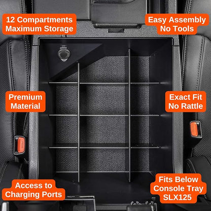 Vehicle OCD - Center Console Organizer for Toyota Tundra (2014-2021) - Made in USA - SLX103