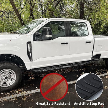 YITAMOTOR 6 Inches Running Boards Compatible with 2019-2026 Chevy Silverado/GMC Sierra 1500 Crew Cab, 2020-2026 2500HD 3500HD Crew Cab Side Steps Textured Black Nerf Bars(Excl. 2019 1500 LD)