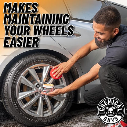 Chemical Guys WAC315 Wheel Guard and Rim Wax, Safe for Cars, Trucks, SUVs, Motorcycles, RVs & More, 8 fl oz