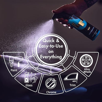 Yum Ceramic – Advanced Spray Ceramic Coating for Long-Lasting Gloss and Water Repellency – Easy Application on Paint, Glass and Trim – Safe on Coated & Uncoated Vehicles and Surfaces – 500ml