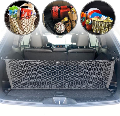 Envelope Style Automotive Elastic Trunk Mesh Cargo Net for Honda Passport EX L Elite 2019-2022- Premium Trunk Organizers and Storage - Luggage Net for SUV - Best Car Organizer Honda Passport