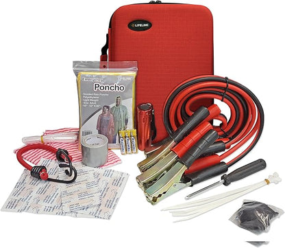 Lifeline 4312 Emergency Roadside Kit, Red