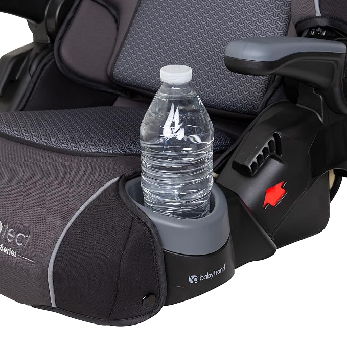 Baby Trend Protect 2-in-1 Booster Seat, Grey Tech – Lightweight Belt-Positioning Design, Cushioned Comfort, Everyday Big-Kid Support