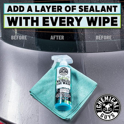 Chemical Guys Swift Wipe Sprayable Waterless Car Wash Spray - Spray and Wipe to Safely Clean and Shine Cars, Trucks, Motorcycles, RV & More, High Lubrication Formula, 64 oz