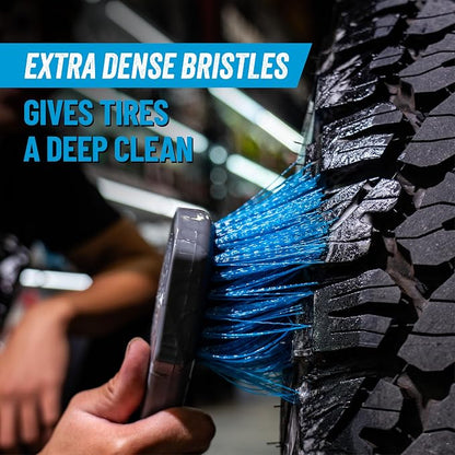 Chemical Guys ACCG05 Big Blue Stiffy Heavy Duty Tire & Upholstery Cleaning Brush, (Safe for Cars, Trucks, SUVs, RVs, Motorcycles, & More) Blue