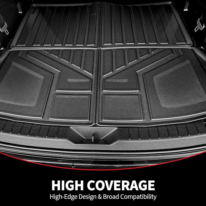 YITAMOTOR Floor Mats & Cargo Liner for Mazda CX-50 CX50 2023-2026 (Not for Hybrid, Not Fit for CX-5 CX5), All-Weather Protection TPE 1st, 2nd Row and Trunk Mats Full Set Accessories Black