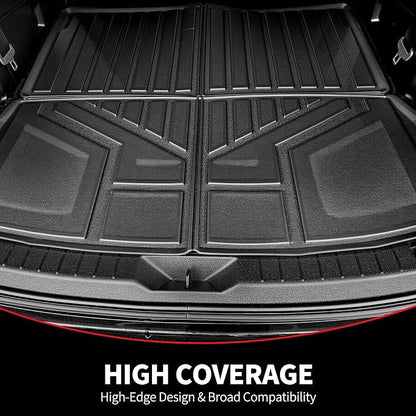YITAMOTOR Floor Mats & Cargo Liner for Mazda CX-50 CX50 2023-2026 (Not for Hybrid, Not Fit for CX-5 CX5), All-Weather Protection TPE 1st, 2nd Row and Trunk Mats Full Set Accessories Black