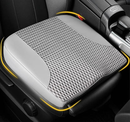 Lofty Aim Car Seat Cushion, Comfortable Memory Foam Seat Pillow for Driving, Sciatica-Back Pain Relief, Cushion for Car-Truck, Office, Wheelchair - Gray