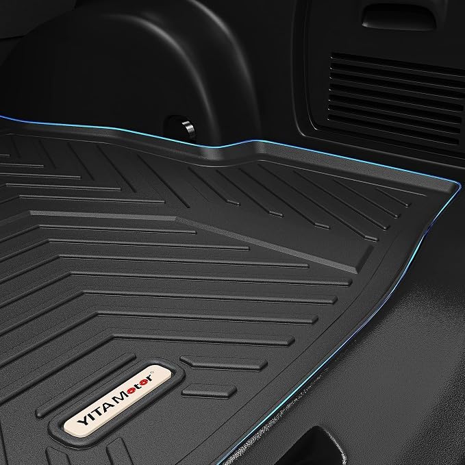 YITAMOTOR Floor Mats & Cargo Liner Fit for Mazda CX-5 2017-2021, TPE All Weather Custom Fit Floor Liners for Mazda CX5, 1st & 2nd Row and Trunk Liner Car Mats Set Accessories, Black