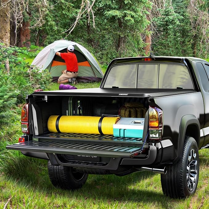 OEDRO Soft Roll Up Truck Bed Tonneau Cover Compatible with 1999-2026 Ford F250 F350 F-250 F-350 Superduty 8 ft Bed