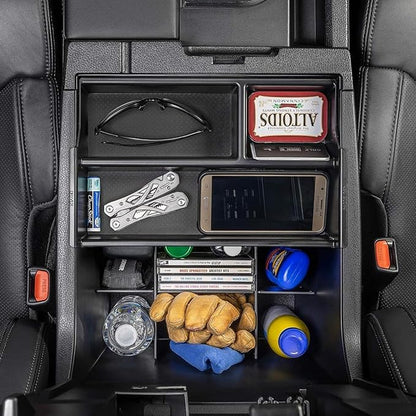 Vehicle OCD - Center Console Divider and Tray Organizer for Toyota Tundra (2014-2021) - Made in USA - SLX502