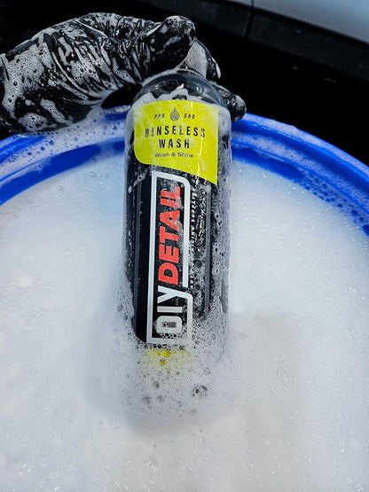 diy detail Rinseless Wash V2 – Waterless Car Wash & Rinseless Soap Alternative | Streak-Free Auto Detailing Solution | Safe for PPF, Ceramic Coating, All Vehicle Surface | 16oz Bottle