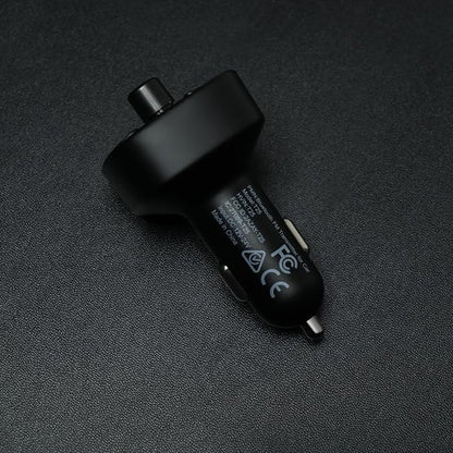 LENCENT FM Transmitter, Bluetooth FM Transmitter Wireless Radio Adapter Car Kit with Dual USB Charging, Audio Receiver Car Charger MP3 Player, Support Hands-Free Calling, TF Card & USB Disk