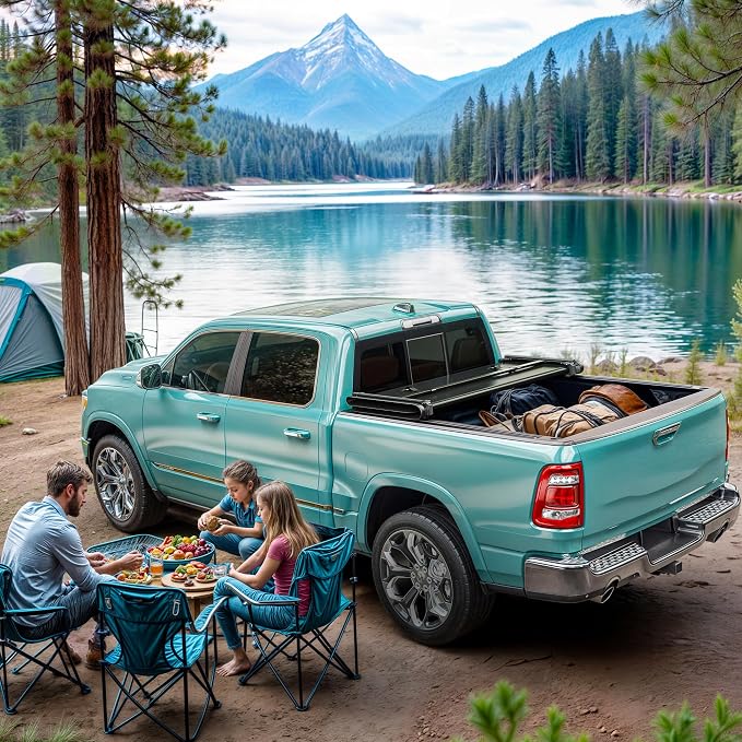 Soft Tri-Fold Truck Bed Tonneau Cover Fit for Chevy Colorado/GMC Canyon 2015-2026 5.2 ft Bed