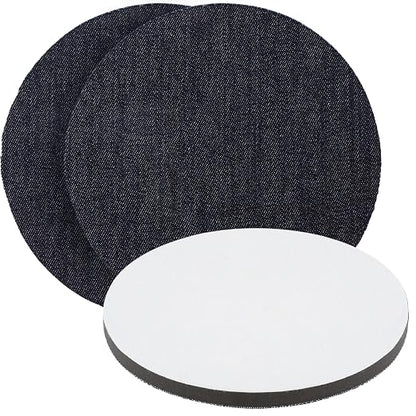 7'' Universal 3-Pack Orange Peel Remover Denim Polishing Pads – 2000 Grit (135mm) Hook & Loop for Easy Attachment, Professional Paint Leveling & Detailing Pad, V2 Upper Layer Clear Coat Scratch Repair