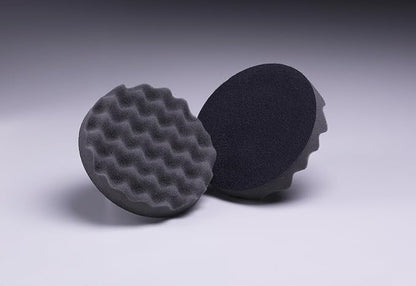 3M Perfect-it Foam Hook & Loop Polishing Pad, 3285, 6 in, Black, Buffing Pad, Eliminates Swirl Marks, For Automotive Polishing