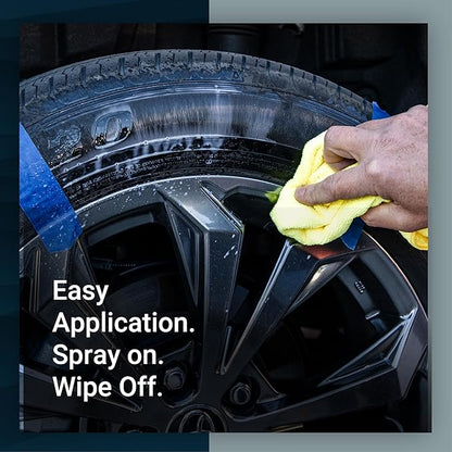 Bling Sauce Platinum Tire Sauce, Peppermint Scent, Natural Look Tire Shine for Cars, Trucks, SUVs, 24oz.