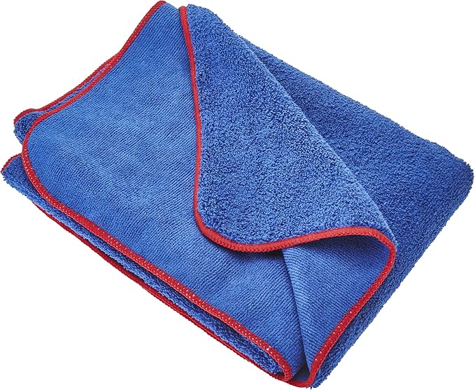 Gtechniq MF2 Microfiber Drying Towel 450GSM 23.6"x35.4" | Ultra Soft, Super Absorbent, Short Pile Wicks Away Water, Reduces Marring and Gloss Loss, Machine Washable