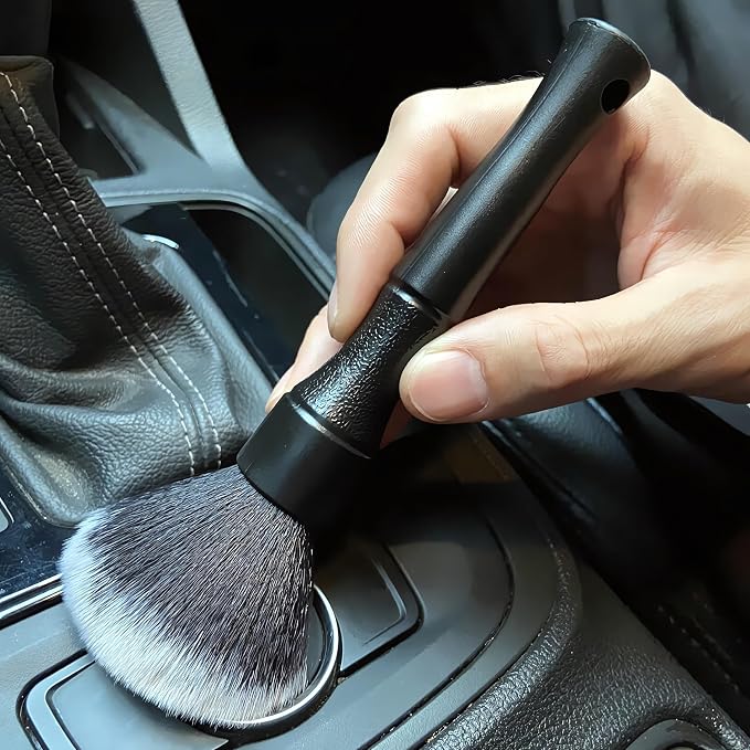 Ultra-Soft Car Detailing Brush Set, Scratch-Free Cleaning Brushes for Interior and Exterior, Air Vents, Dashboard, Wheels, Engine Bay, and Leather Surfaces