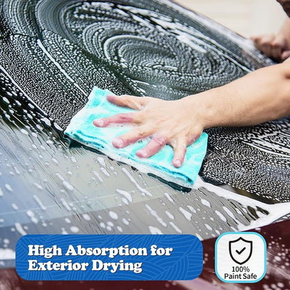 FIXSMITH Shop Towels, Microfiber Cleaning Cloth Bulk, 200 Pack Microfiber Towels for Cars, All-Purpose Absorbent Cleaning Rags, Dust Cloth for Automotive, Mechanic, Garage, Bar, 11.5 x 11.5 inch