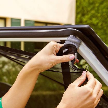 Munchkin® Brica® Magnetic Stretch to Fit™ Sun Shade,Black,(Pack of 12)