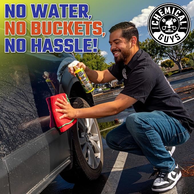 Chemical Guys HydroGlide Ceramic Swift Wipe Waterless Car Wash CWS21416 - Easily Clean, Just Spray & Wipe, Safe for Cars, Trucks, Motorcycles, RVs & More, 16 fl oz