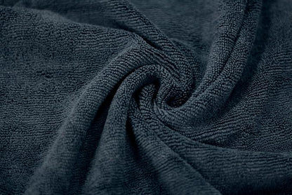 Maxshine Microfiber Detailing Towel 16” x 24” (330GSM) – Ultra-Soft Black Towel with Red Sewn Border | Lint-Free, Scratch-Free | Auto, Boat & Marine Polishing, Cleaning & Interior Detailing