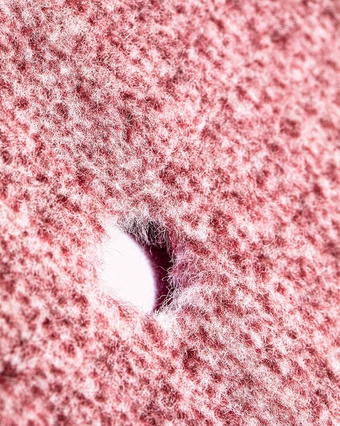 Adam's One Step Polishing Pad (6.5") - Blended Wool & Microfiber Cuts & Finishes in One Step - Color Coded to Match with Recommended Polishes or Compounds