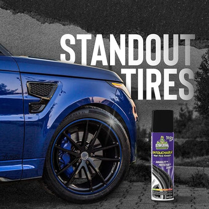 Cristal Products Untouchable Tire Shine Spray Crazy Ice (3 Pack) – Wet Look Tire Shine, No Sling, Long Lasting Car Tire Shine, Easy No Touch Application