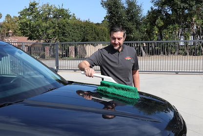 California Car Duster Detailing Combo Plastic Handle with Green Mop and Mini Duster 64445