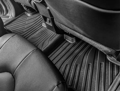 OEDRO Upgraded Floor Mats Fit for 2024 2025 2026 Toyota Grand Highlander w/Subwoofer 7 Seat(Include Hybrid), TPE Interior Seat Back Covers and Cargo Liner Behind 3rd Row (Trunk Mat with Backrest Mat)