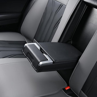 FLORICH Seat Covers for Cars, Waterproof Seat Covers, Leather Car Seat Covers 2 Pack, Universal Seat Cushion Protector for Most Cars Trucks SUV-Gray&Black