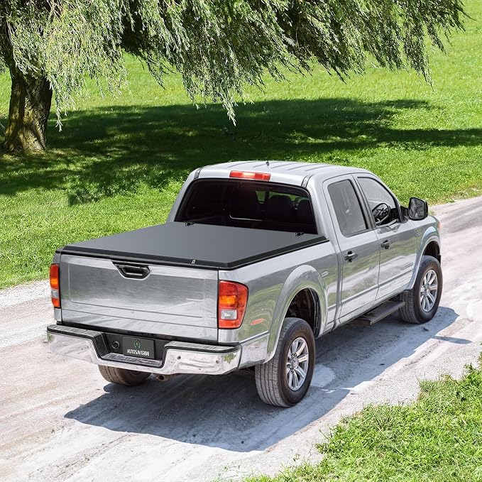 AUTOSAVER88 Soft Roll-Up Tonneau Truck Bed Cover Fits for Toyota Tacoma 2024 2025 2026 5ft Bed (Excl. Trail Edition)