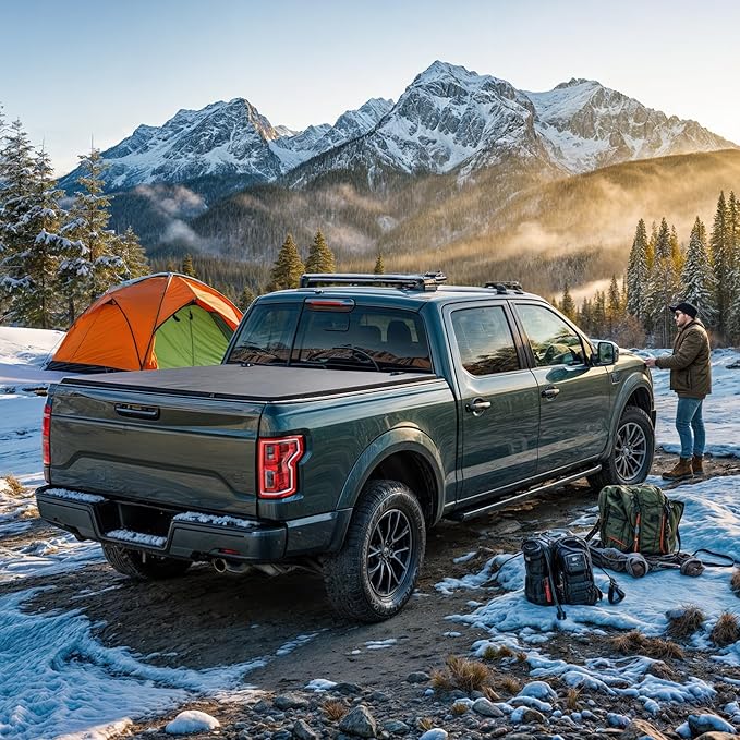 AUTOSAVER88 Soft Roll Up Truck Bed Tonneau Cover Compatible with Dodge Ram 1500 2019-2026 New Body Style 5.7ft w/o RamBox