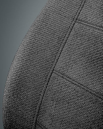 Road Comforts Car Seat Covers for Front Seat, Low Back Heavy Duty Breathable Flax Seat Protector, Airbag, Not Seat Belt Compatible, Washable Seat Cover Fits for Most Cars, Trucks, SUVs, Vans Black