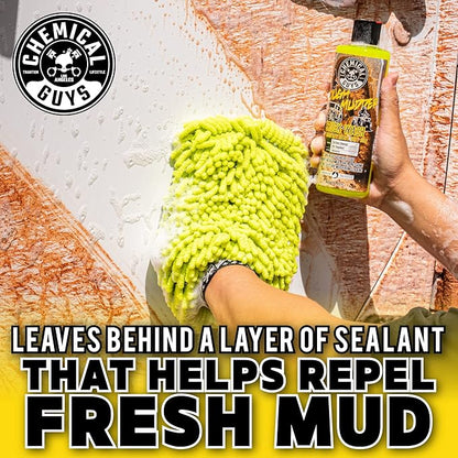 Chemical Guys Tough Mudder Foaming Heavy Duty Car Wash Soap - Soap for Foam Cannons, Foam Guns, or Buckets - Safe for Trucks, ATVs, RVs, and Off-Road Vehicles - 128 oz Lemon Scent