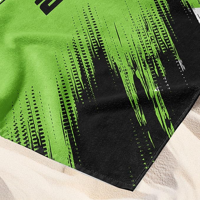Northwest NASCAR Tyler Reddick Simple Speed Beach Towel, Cotton Blend Lightweight Bath, Pool Swim Travel Fan Gear, 30 x 60 Inch