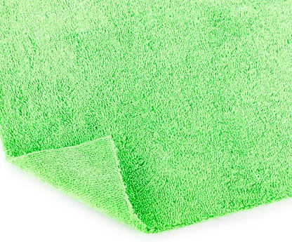 The Rag Company - Creature Edgeless Auto Detailing Towels (10-Pack) Professional 70/30 Blend, Dual-Pile Plush Microfiber, Buffing & Polishing, 420gsm, 16in x 16in, Lime Green