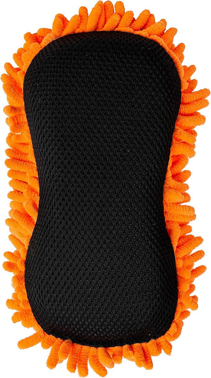 SCRUBIT Microfiber Car Wash Sponge - Non-Scratch Wash Mitt Microfibers for Cleaner Cars, Great for Everyday Cleaning - Automobile Cleaning Sponges Essential Part of Any Washing Kit - 2 Pack