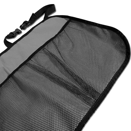FH Group E-Z Travel Multi-Pocket Trunk Organizer, (GRAY) Universal Fit, Waterproof Large Capacity Hanging Car Organizer Seat Back Protectors Multi-Pocket Car Travel Storage Durable Foldable Storage