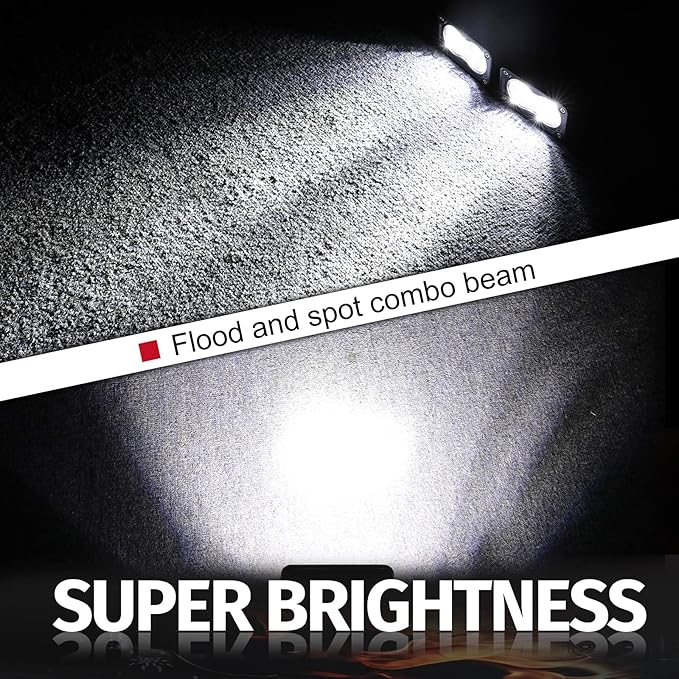 3 Inch Driving Lights 2Pcs 40W LED Pod Light Off Road Spot Light Bar Super Bright Work Flood Light Cube Combo LED Bumper Lights Fog Light for Truck ATV UTV SUV Motorcycle Boat