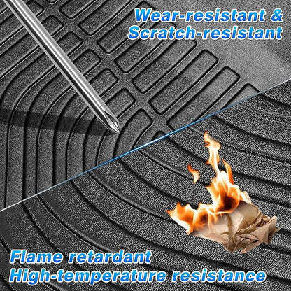 Vehicle Specific Fit Floor Mats for Jeep Gladiator JT 2020-2026 4-Door, All Weather Floor Liners for Gladiator Accessories, Heavy Duty Car Floor Mat