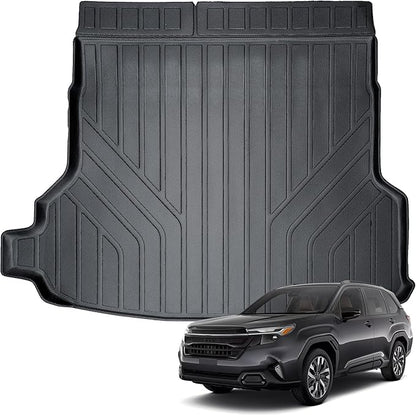 Auxko All Weather Cargo Liner Fit for Subaru Forester 2026 2025-2019 (not for Hybrid) TPE Mat Accessories All Season Guard Odorless Anti-Slip Cargo Mat Black