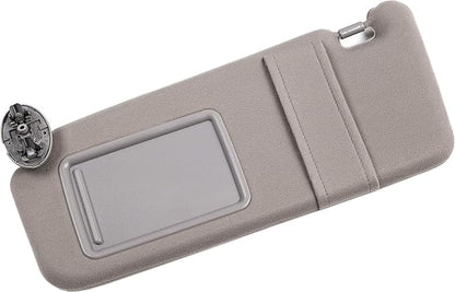 Ezzy Auto Gray Left Driver Side Sun Visor fit for Toyota Camry Without Sunroof 2007 2008 2009 2010 2011