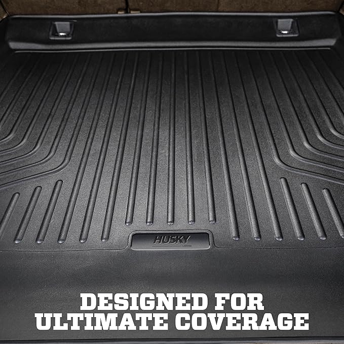 Husky Liners Weatherbeater Trunk Liner | Fits 2010-2015 Toyota Prius | Trunk, 1-pc. Black - 44571