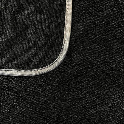 Detailer's Preference Large 320 GSM Microfiber Towels for Car Detailing, Washing, Drying, Ultra Soft Terry Weave, Scratch-Free, Lint-Free, Multi-Surface, Reusable, 16x24 Inch, 12-Pack, Black
