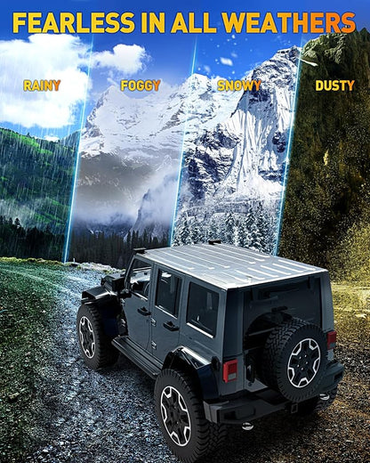 NAOEVO 12 Inch LED Light Bar, 300W 30000LM LED Offroad/Driving/Fog Lights with Wiring Harness Kit, Spot Flood Work Lights for Truck UTV ATV Golf Cart Boat, 1 Pc (White)